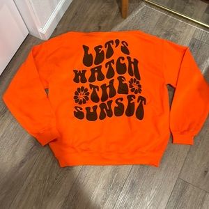 “Let’s watch the sunset” sweatshirt